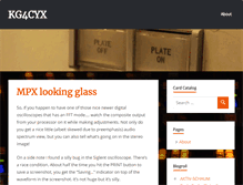 Tablet Screenshot of kg4cyx.net